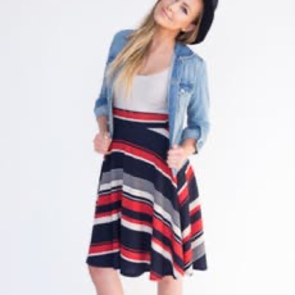 Agnes & Dora midi skirt